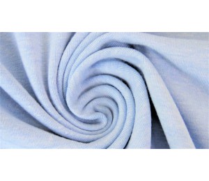 Bio Jersey Lillestoff - Uni hellblau meliert